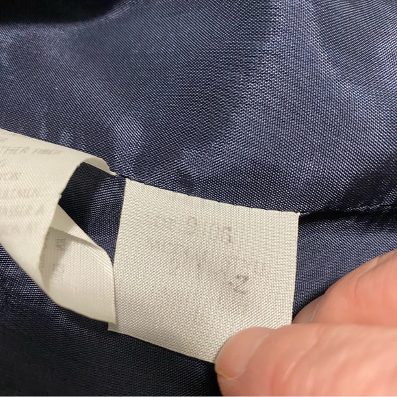 Vintage Cleo Oversized Southwestern Wool Blend Blazer Navy Blue/Brown size M/L - Picture 9 of 13